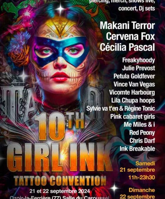 La Girl’ink Tattoo Convention annonce sa 10ème édition