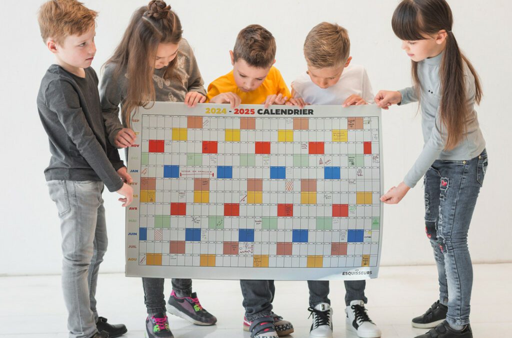 Une rentrée sereine avec le Calendrier Géant des Esquisseurs