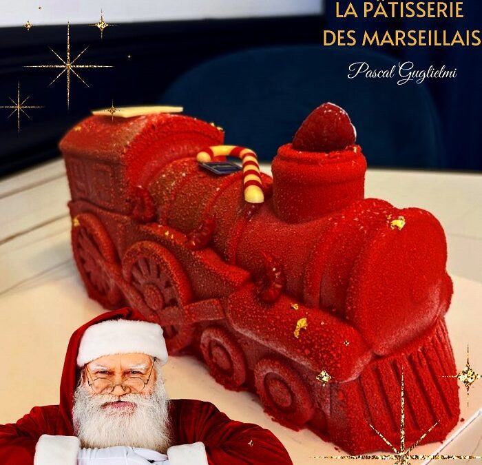 Un train, une histoire : retour sur la bûche de Noël de La Pâtisserie des Marseillais