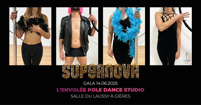 Gala Supernova : la pole dance et les arts aériens en vedette à Gières