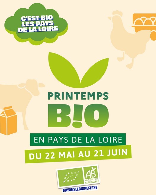 Le Printemps Bio s’installe en Pays de la Loire du 22 mai au 22 juin