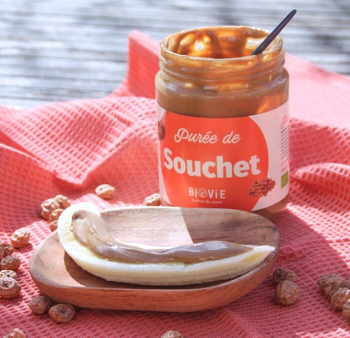 Biovie lance en France la première pâte à tartiner 100 % souchet bio