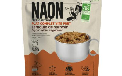 NAON enrichit sa gamme de repas déshydratés bio avec quatre nouvelles recettes